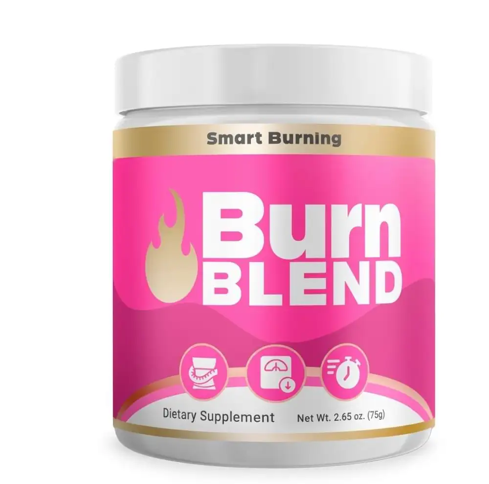 <p>BurnBlend</p> Product Bottle front view